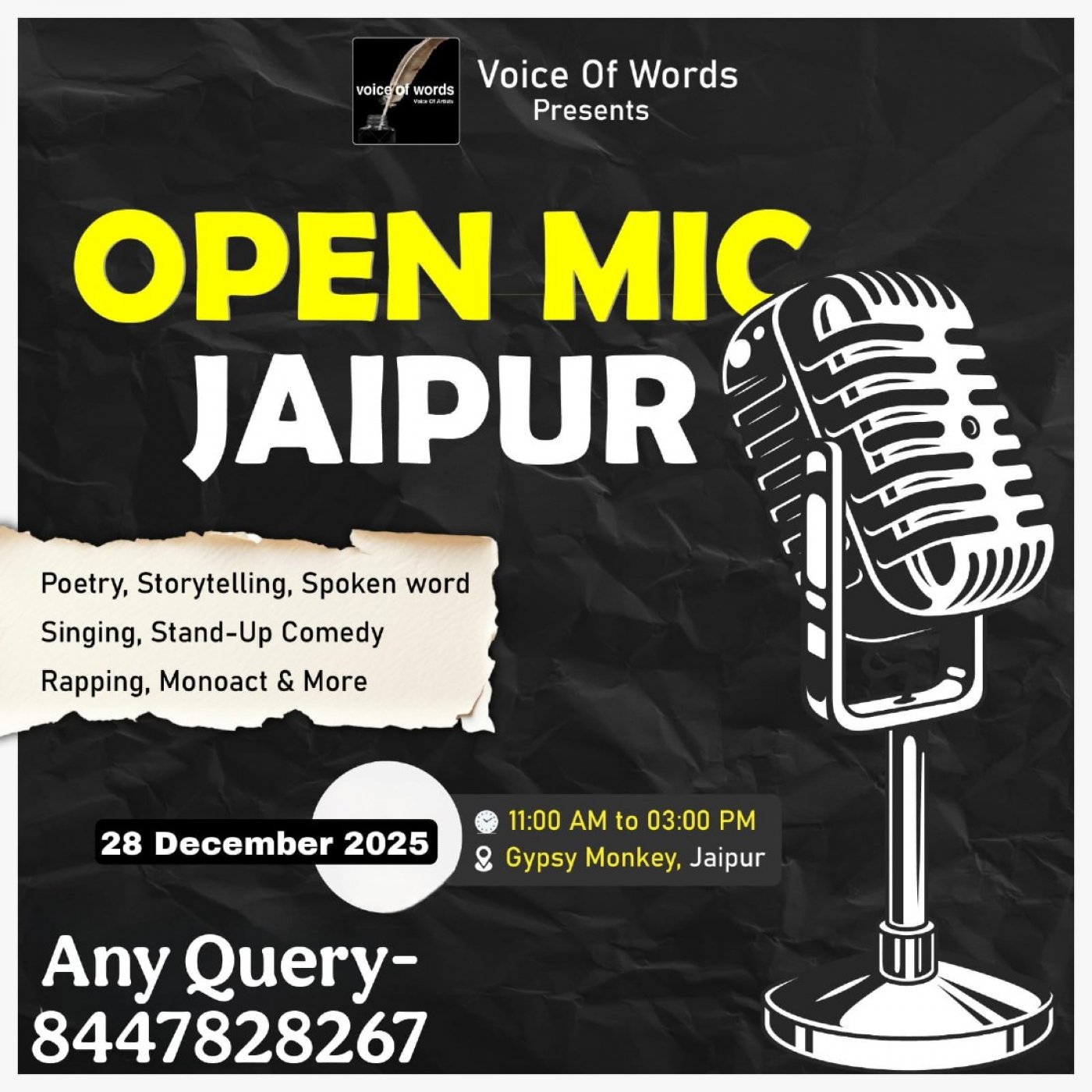 Jaipur Open Mic