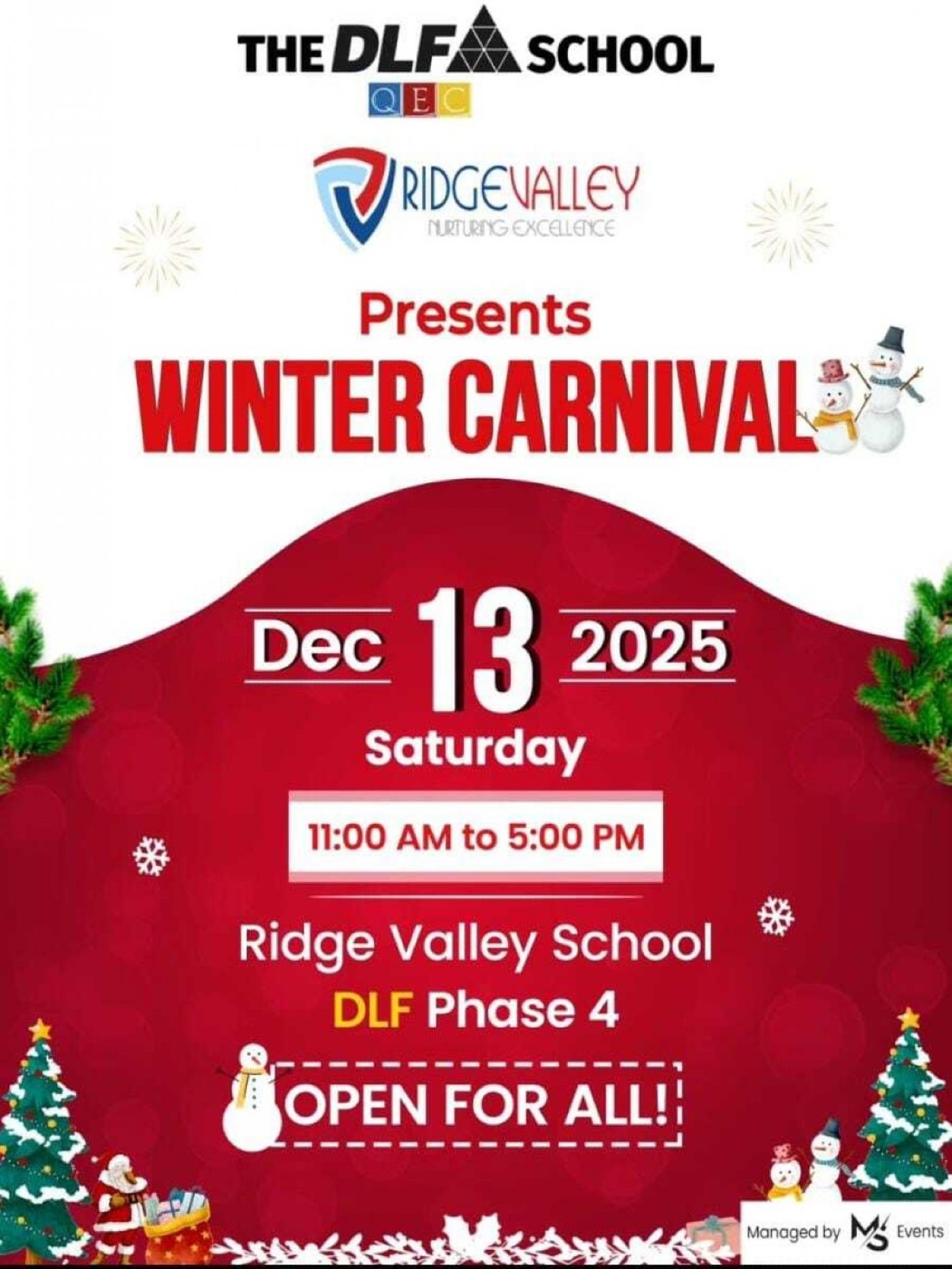 christmas carnival in Gurgaon