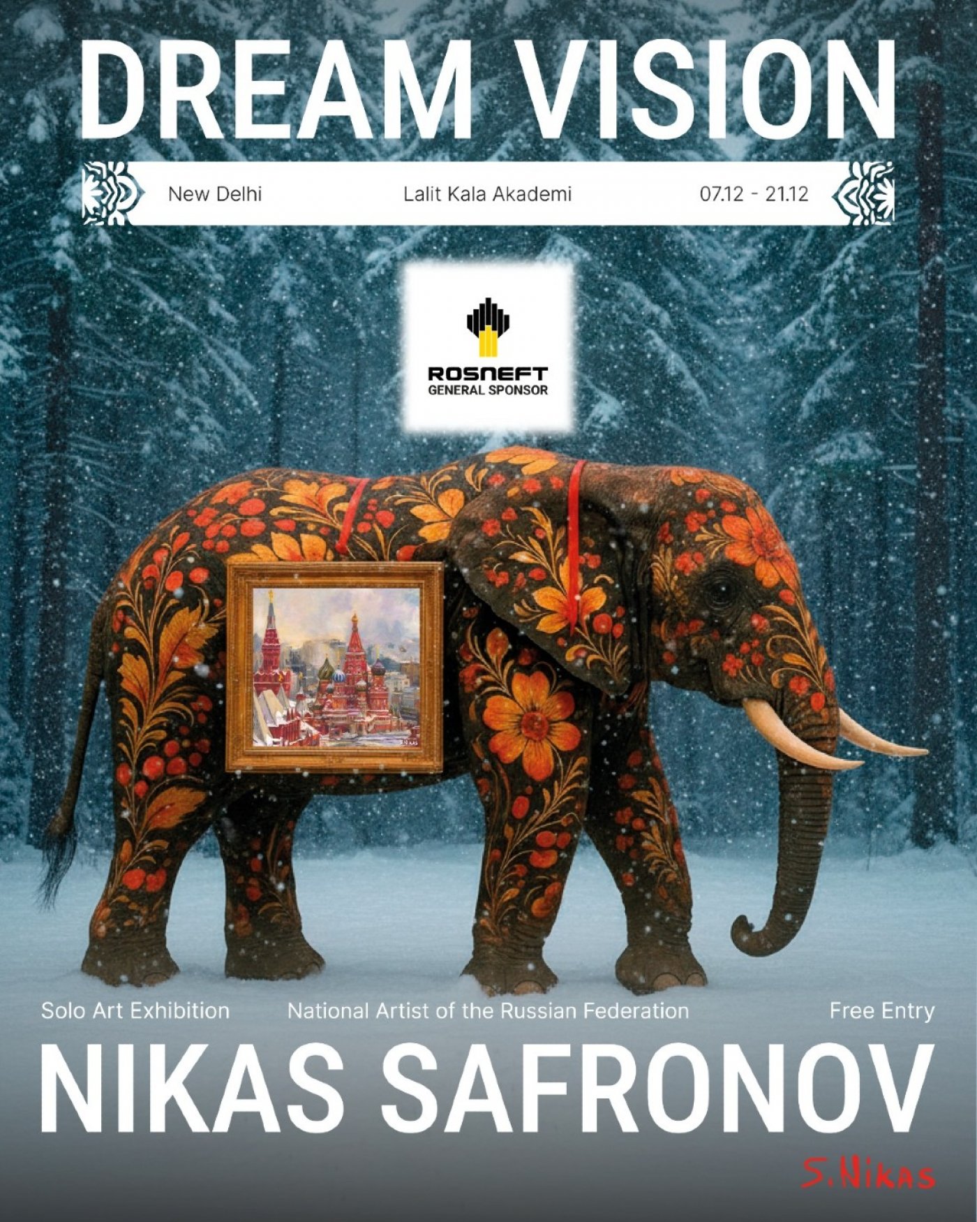 Dream Vision \u2013 Solo Exhibition by Nikas Safronov