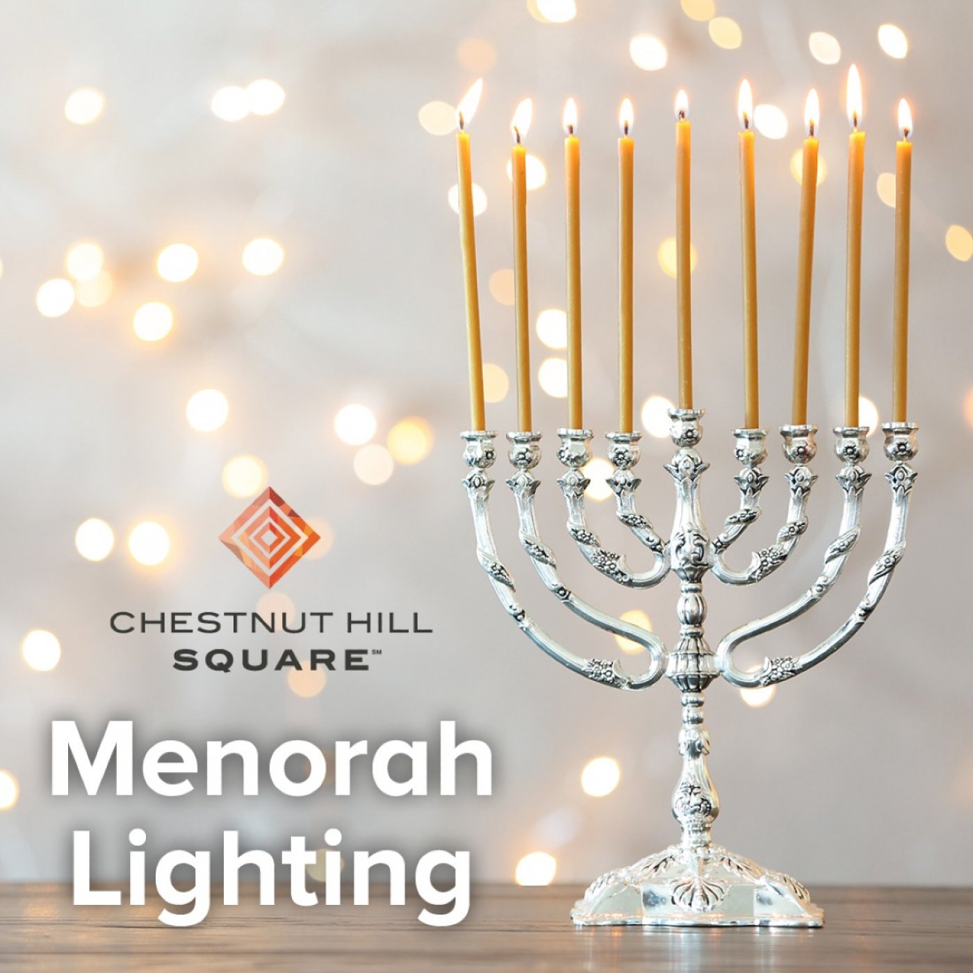 Menorah Lighting at Chestnut Hill Square