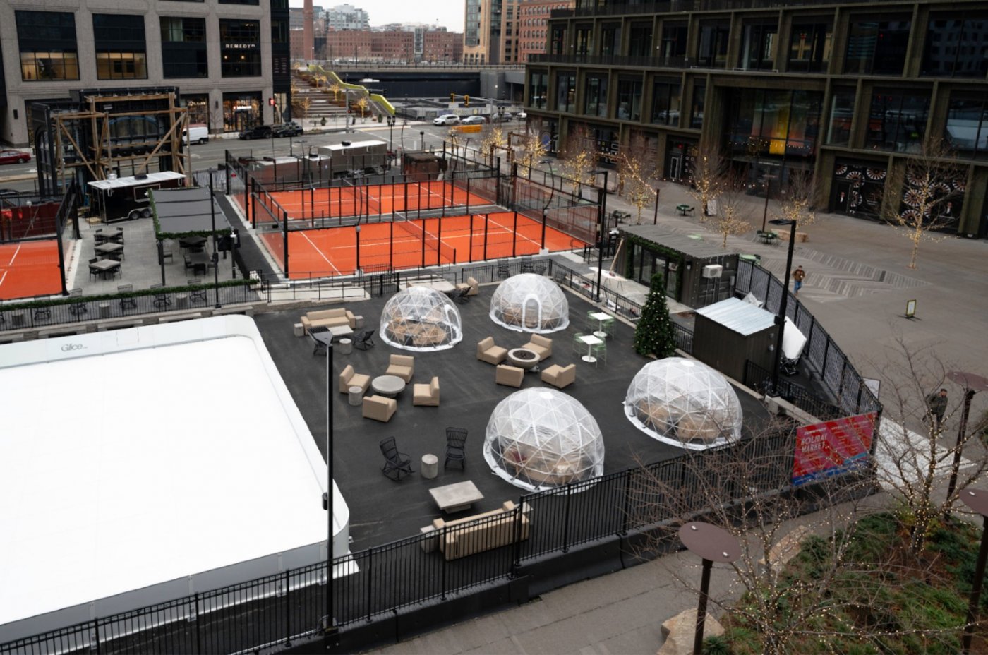 Winter Igloos, Skating and More at Ballers Boston