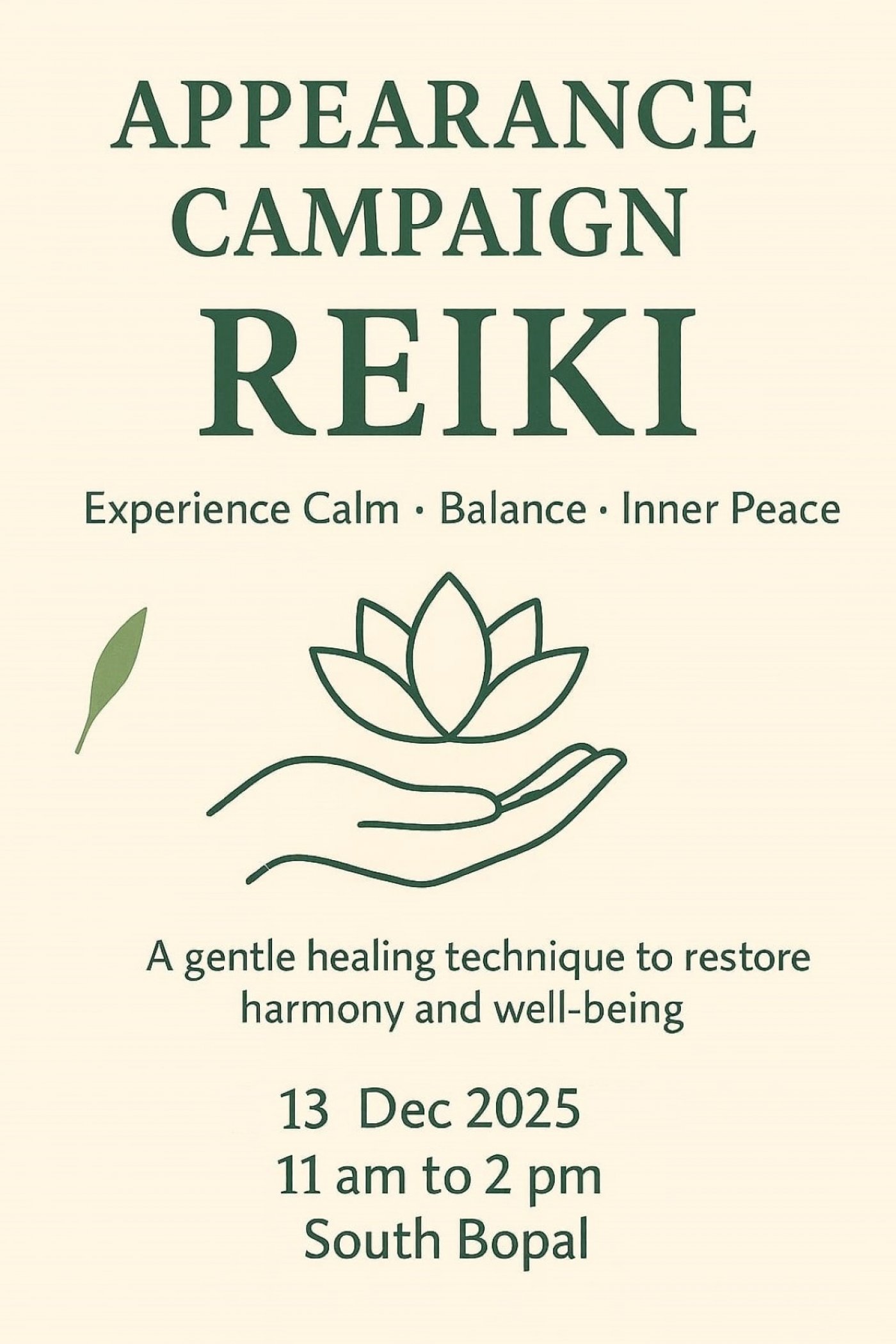 FREE REIKI DEMO SESSION*