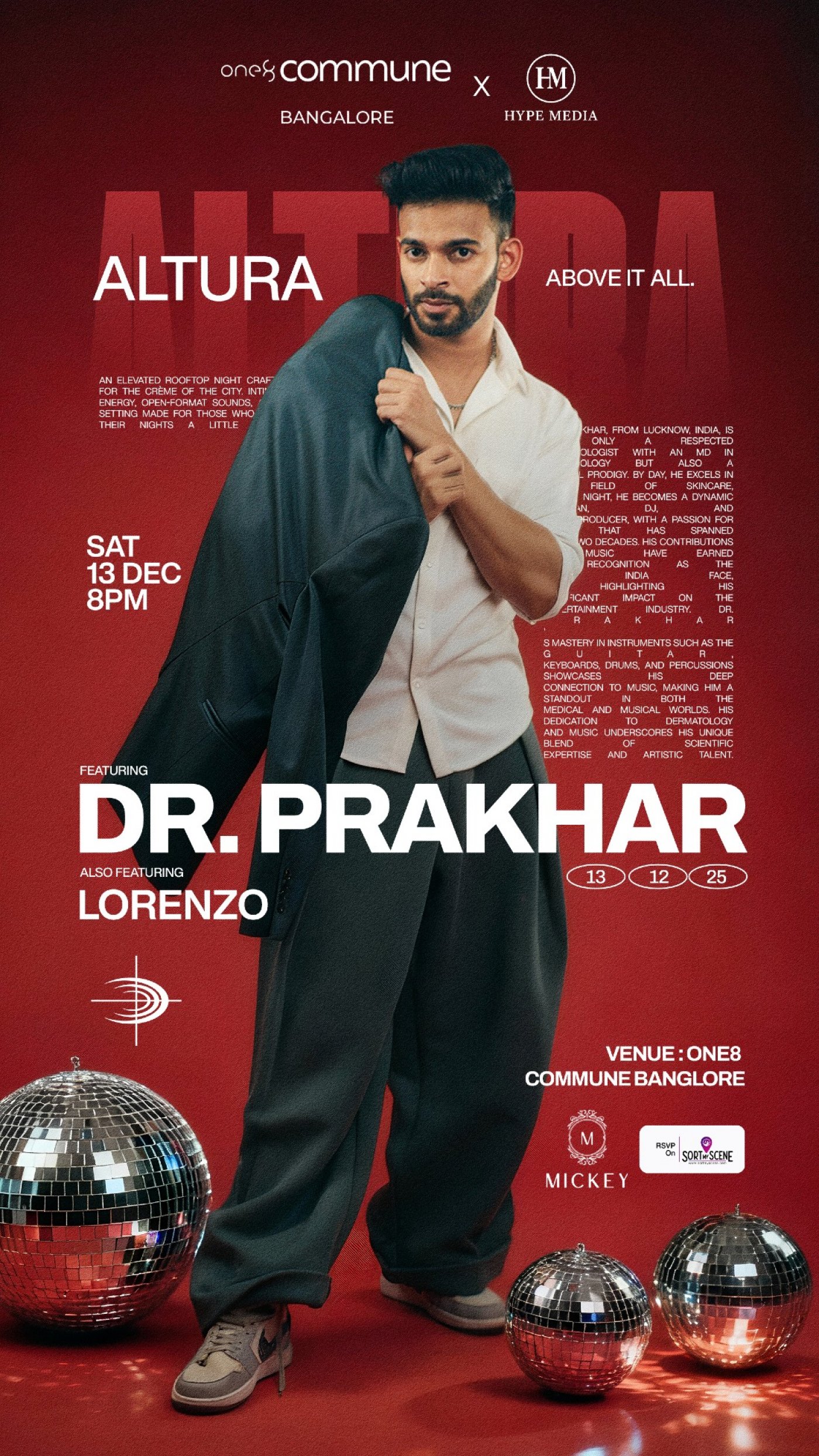 Bollywood Night: Dr. Prakhar Live at One8 Commune ft. DJ Lorenzo