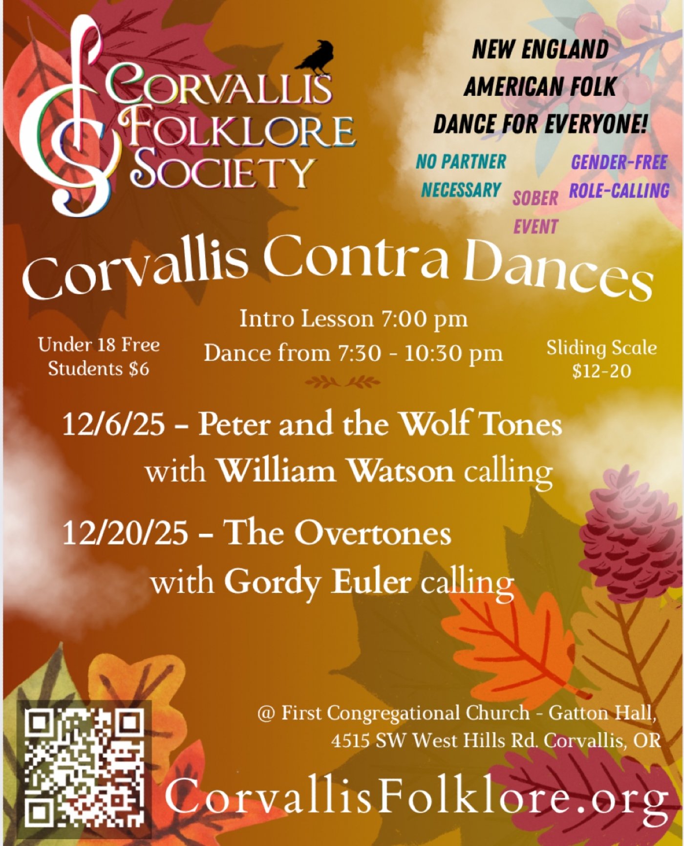 Third Saturday Contra Dance in Corvallis