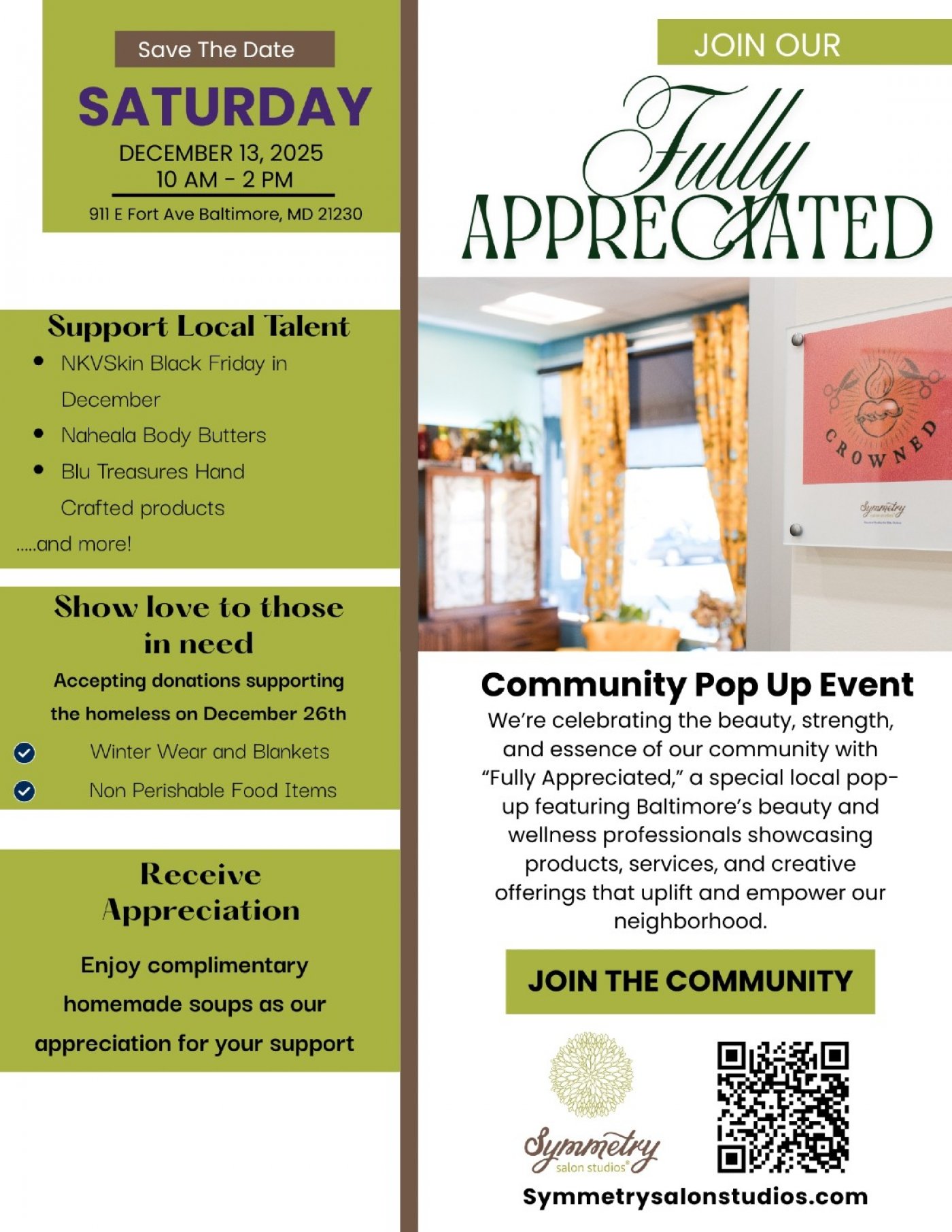 "Fully Appreciated" Community Pop up 