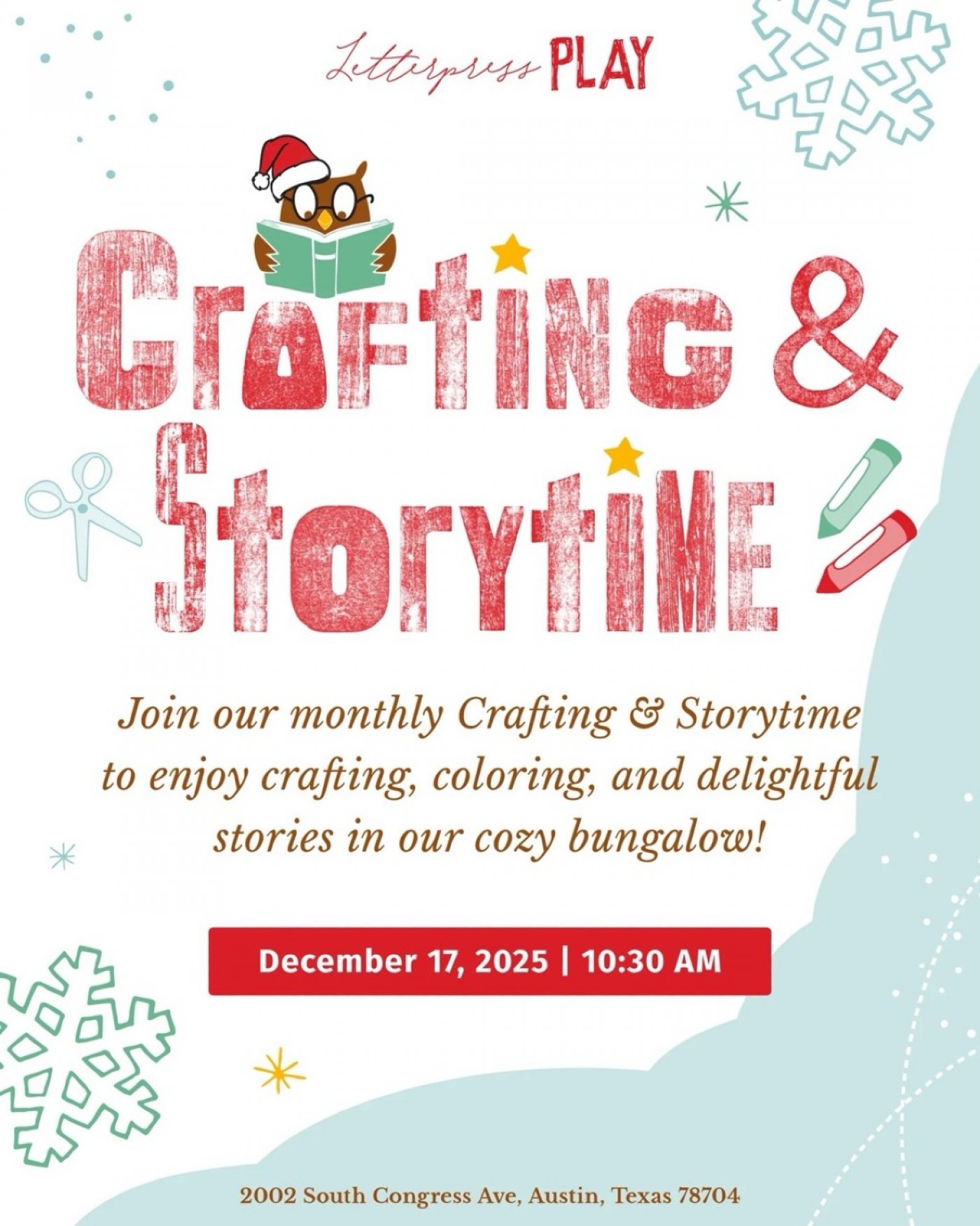 December Crafting & Storytime