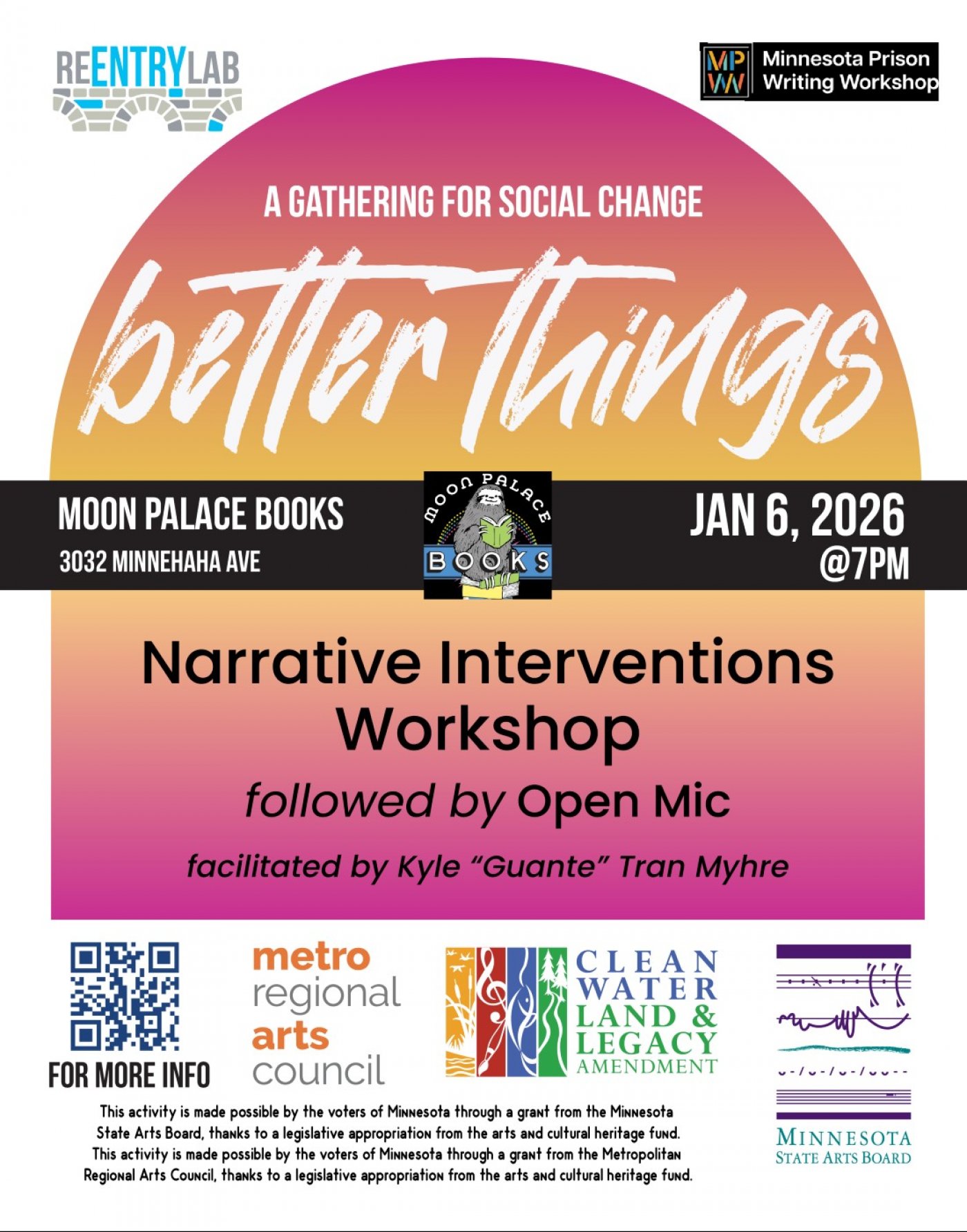 Better Things Gathering and Open Mic (January 2026)