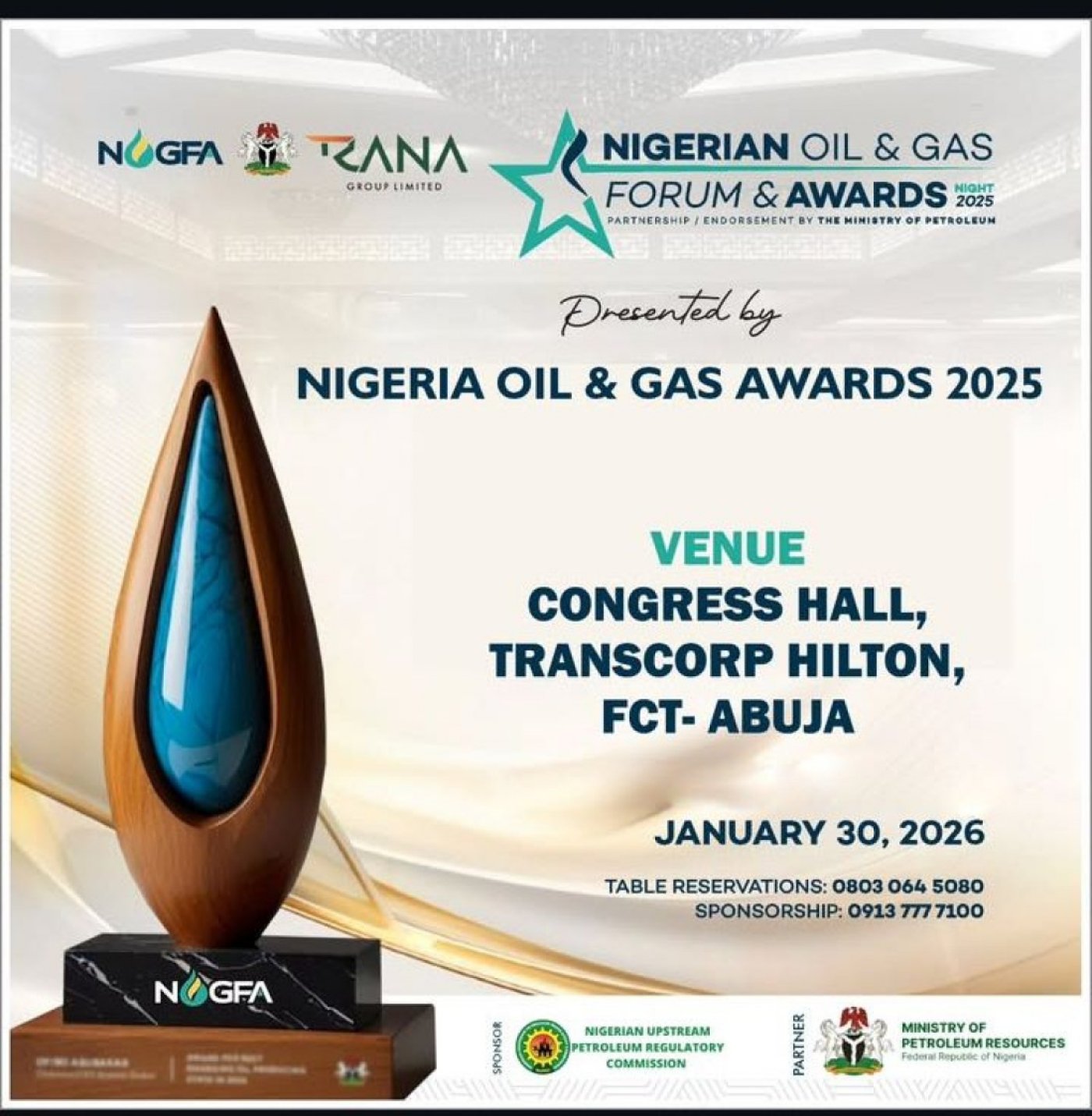 Nigeria Oil and Gas Forum and Awards Night