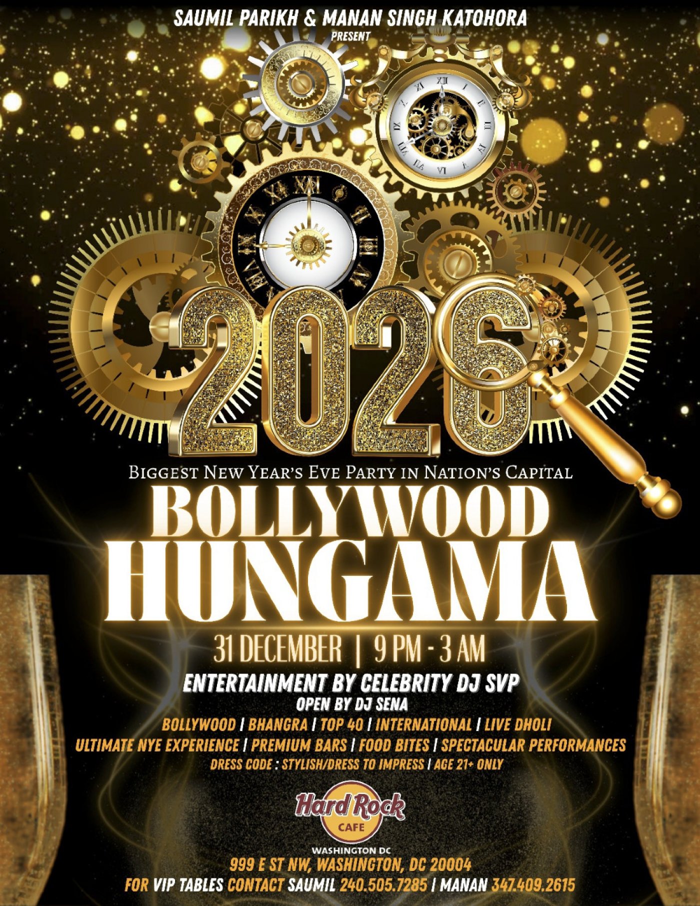 Bollywood Hungama 2026 - Biggest NYE HARD ROCK DC