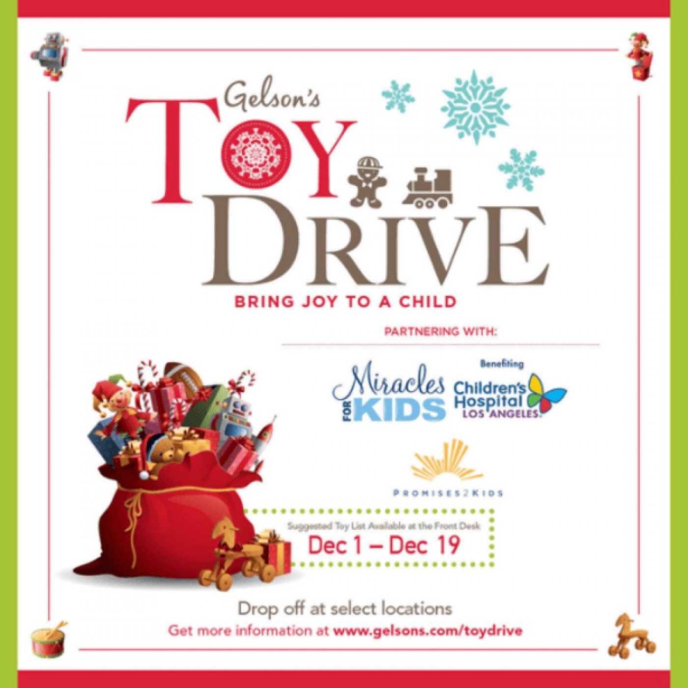 Spread Holiday Cheer with Gelson\u2019s Annual Holiday Toy Drive