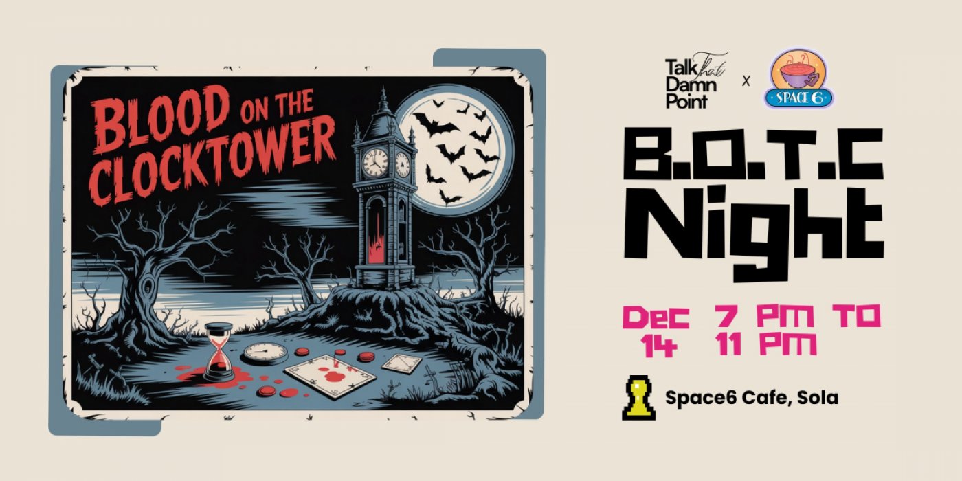 Blood on the Clocktower | Social Deduction Game Night | Beginner-friendly | Ahmedabad | TtDP