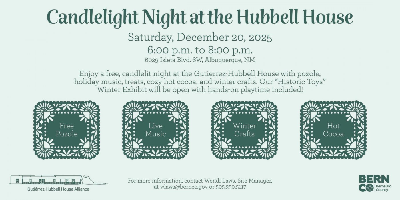 Candlelight Night at the Hubbell House