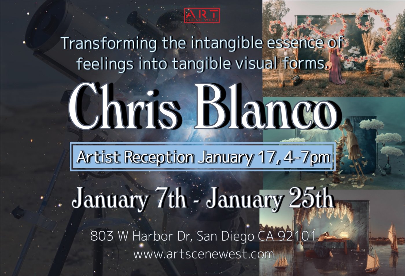 Chris Blanco Gallery Installation