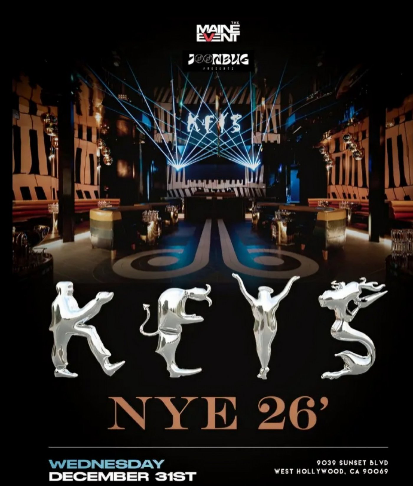 Keys Nightclub NYE 2026 Party