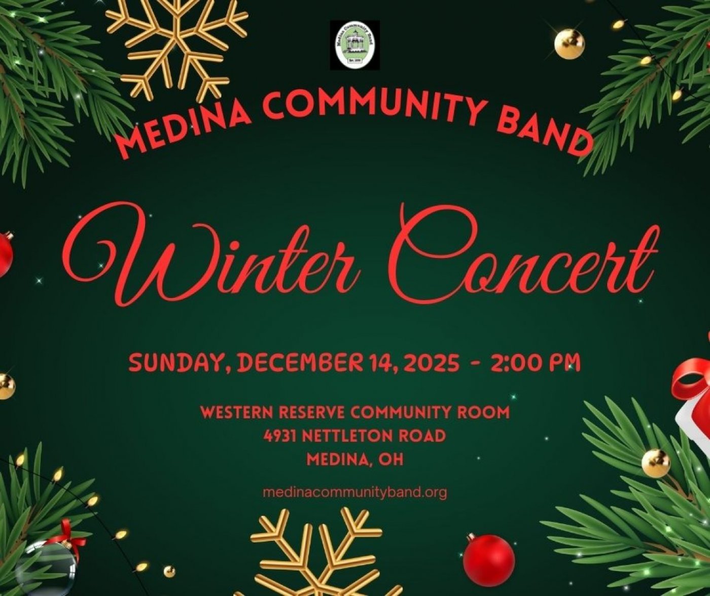 Medina Community Band Winter Concert
