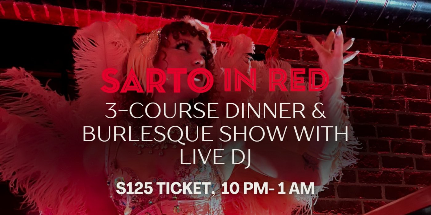Sarto in Red: New Year's Eve Dinner & Party 