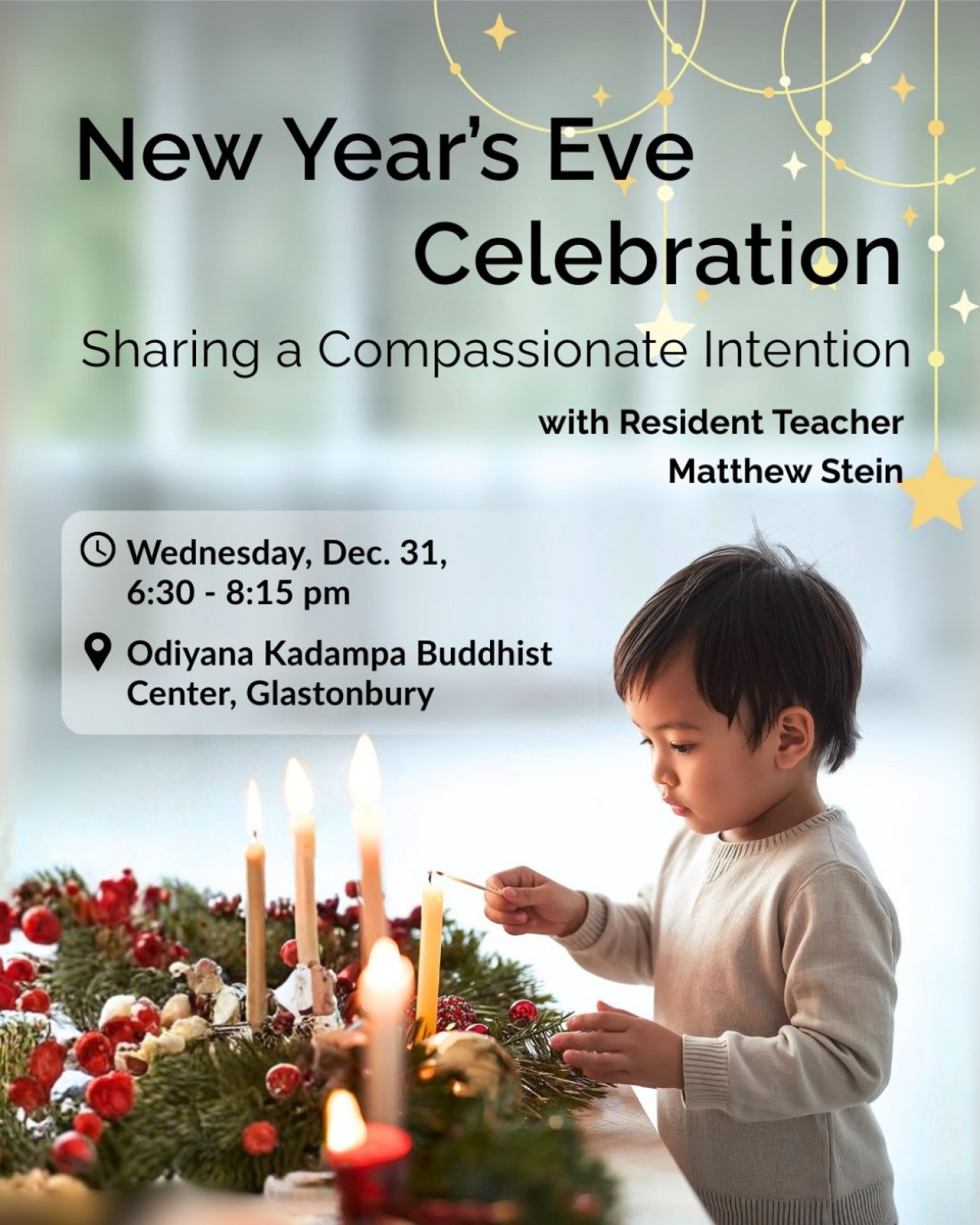 New Year's Eve Celebration: Sharing a Compassionate Intention