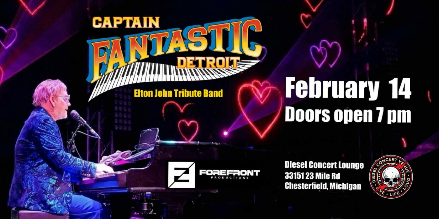  Captain Fantastic Detroit (Elton John Tribute)