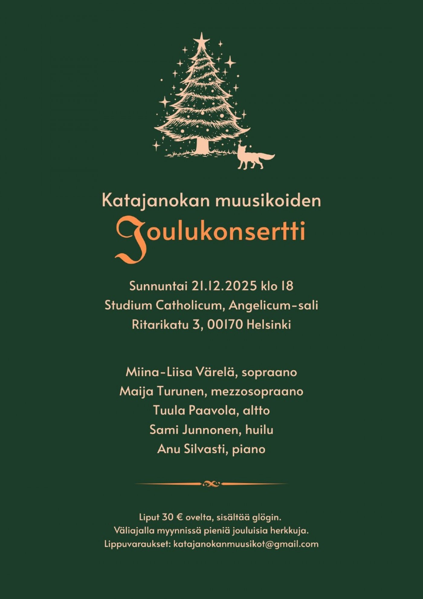 Katajanokan muusikoiden joulukonsertti