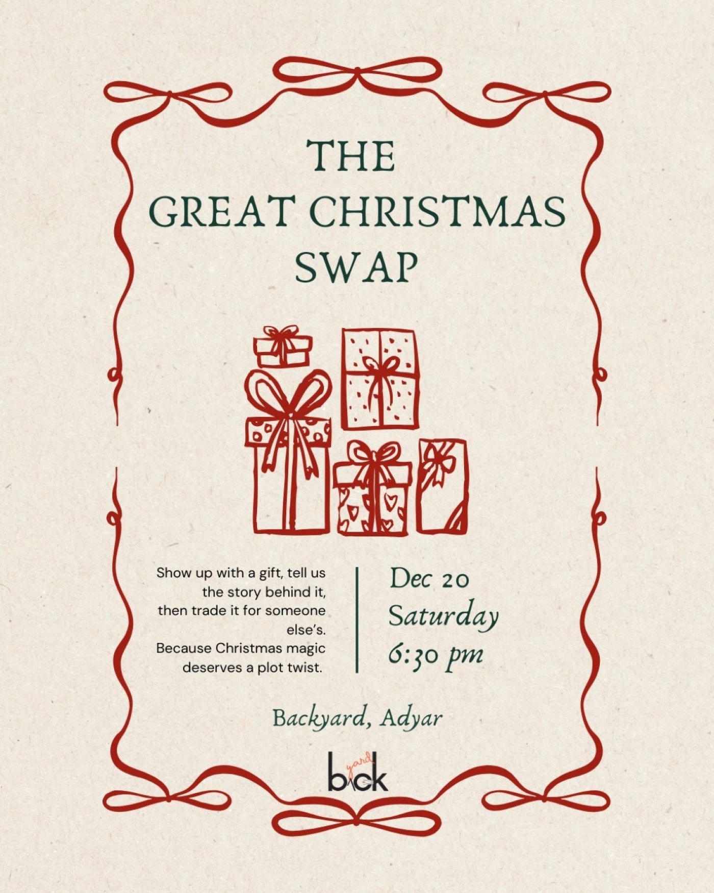 \u2728 The Great Christmas Swap | Bring a gift. Bring its story. \ud83c\udf81\u2728