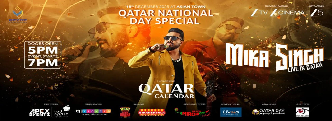 Mika Singh Live in Qatar \u2013 18 December 2025