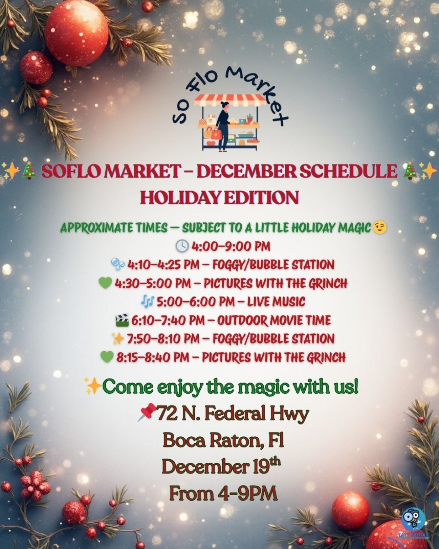 \u2728\ud83c\udf84SoFlo Market \u2013 Holiday Edition\ud83c\udf84\u2728