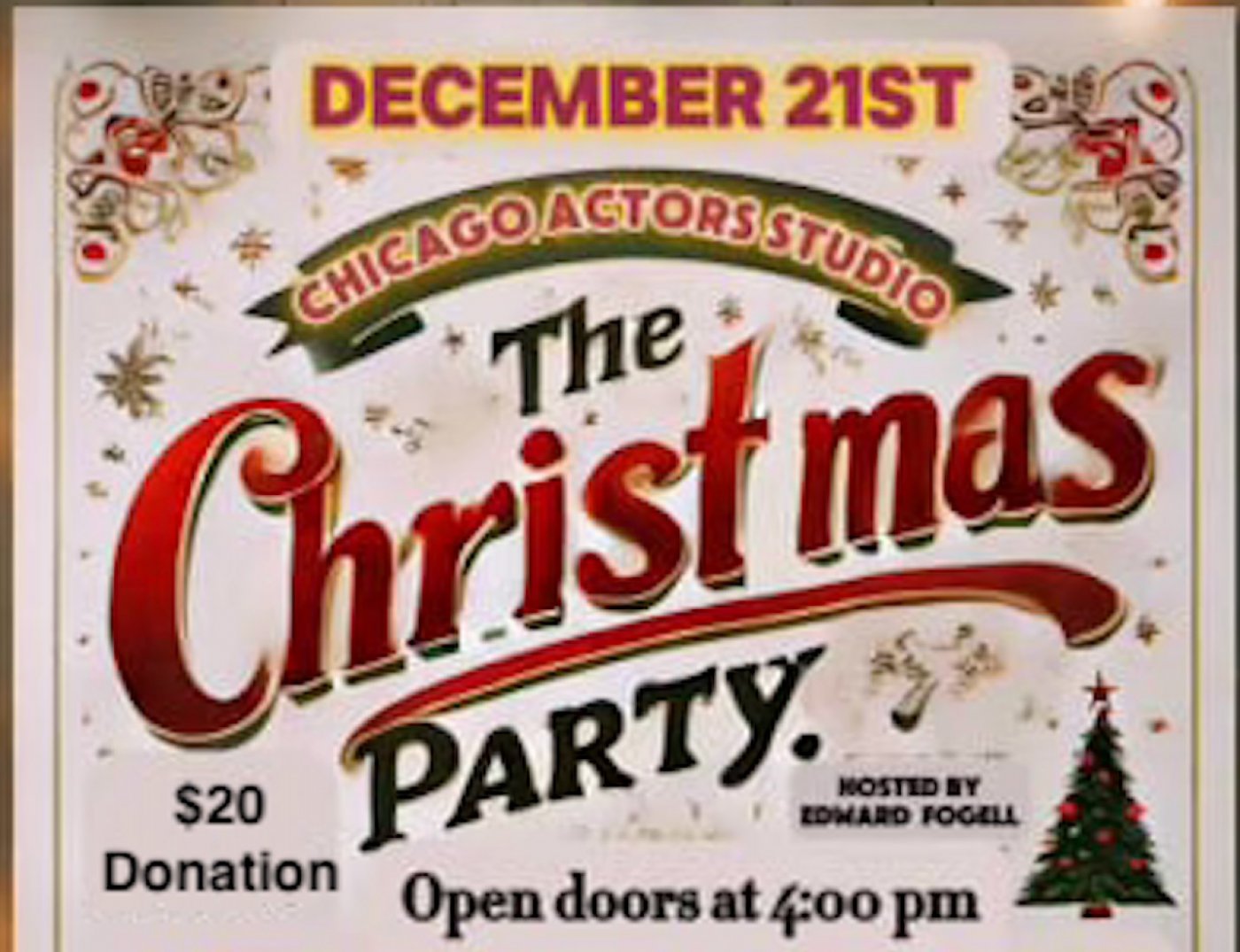 Chicago Actors Studio Christmas Party 2025!