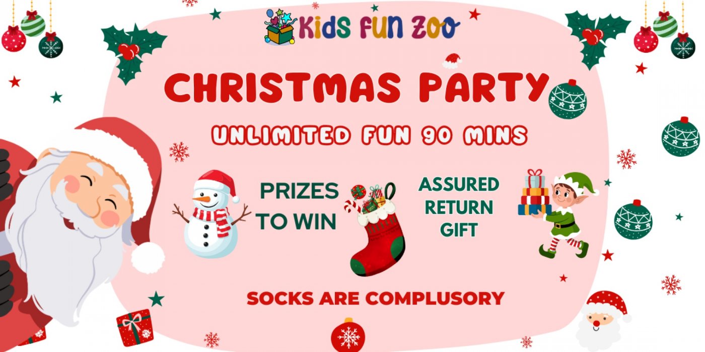 Christmas Party for Kids | Indoor Playarea | Gifts and Games 