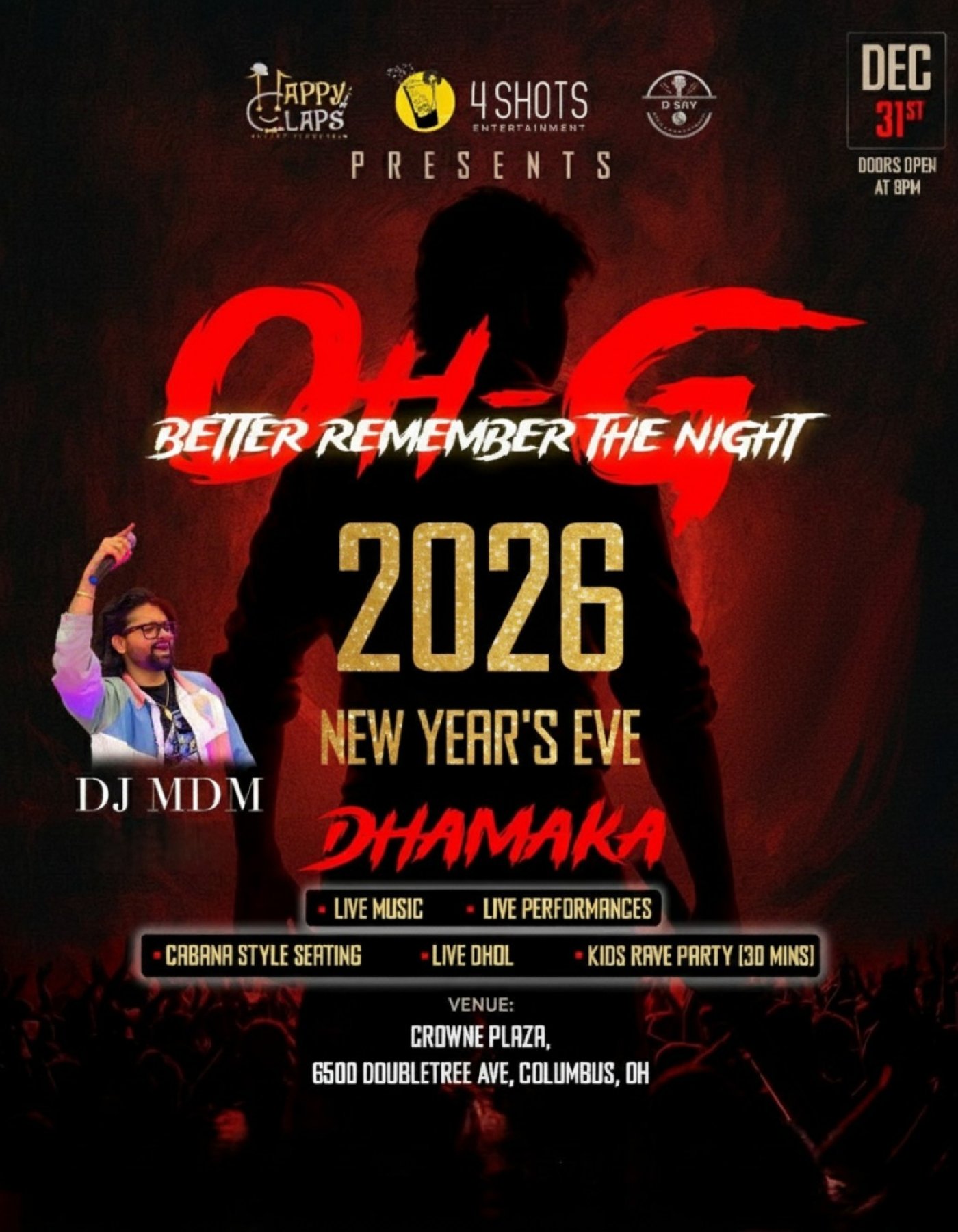 2026 New Year's Eve Dhamaka - OH-G