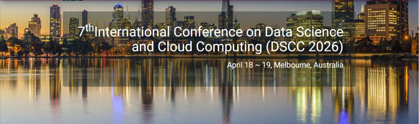 7th International Conference on Data Science and Cloud Computing (DSCC 2026)