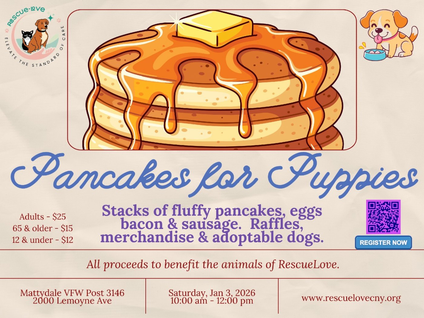 Pancakes for Puppies