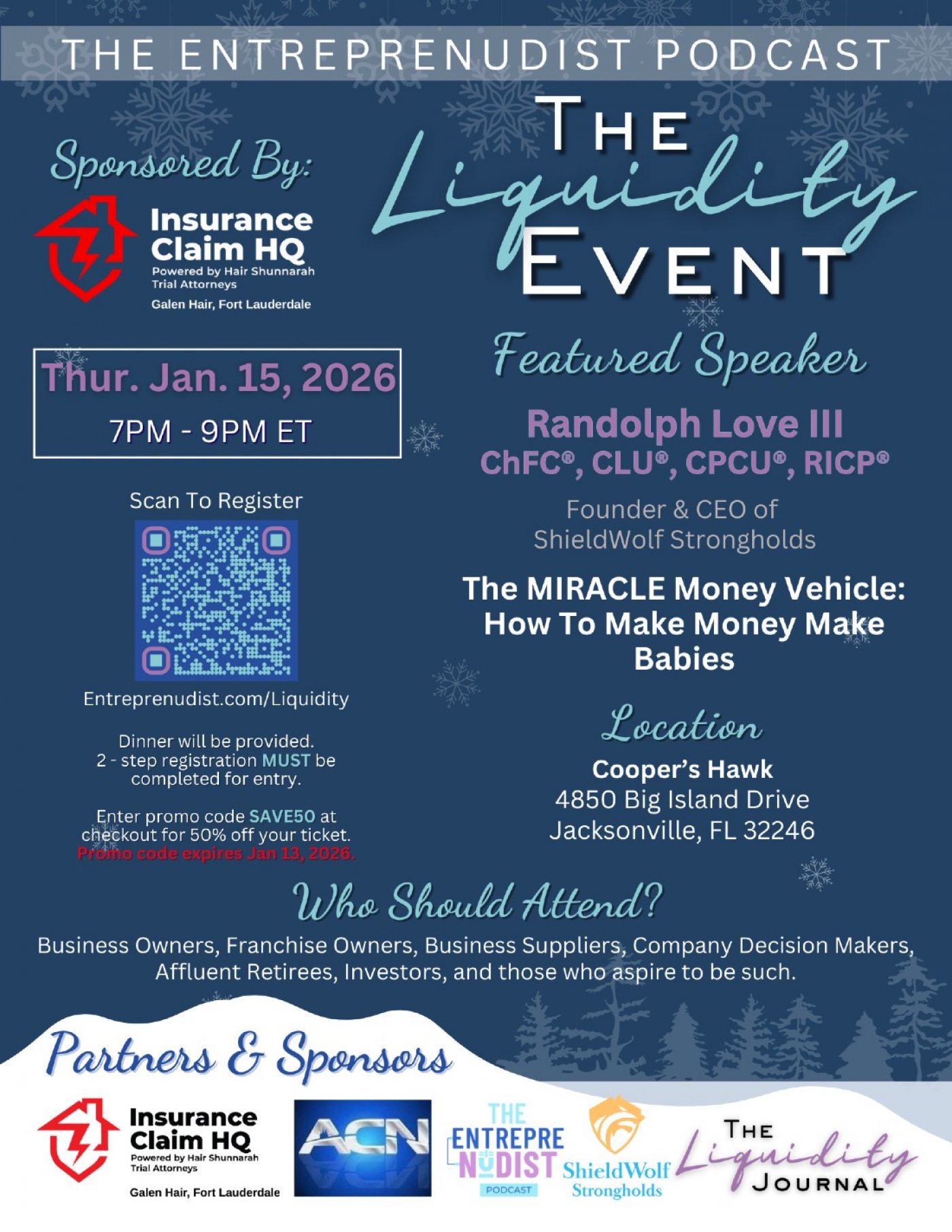 The Entreprenudist Podcast Presents: The Liquidity Event 