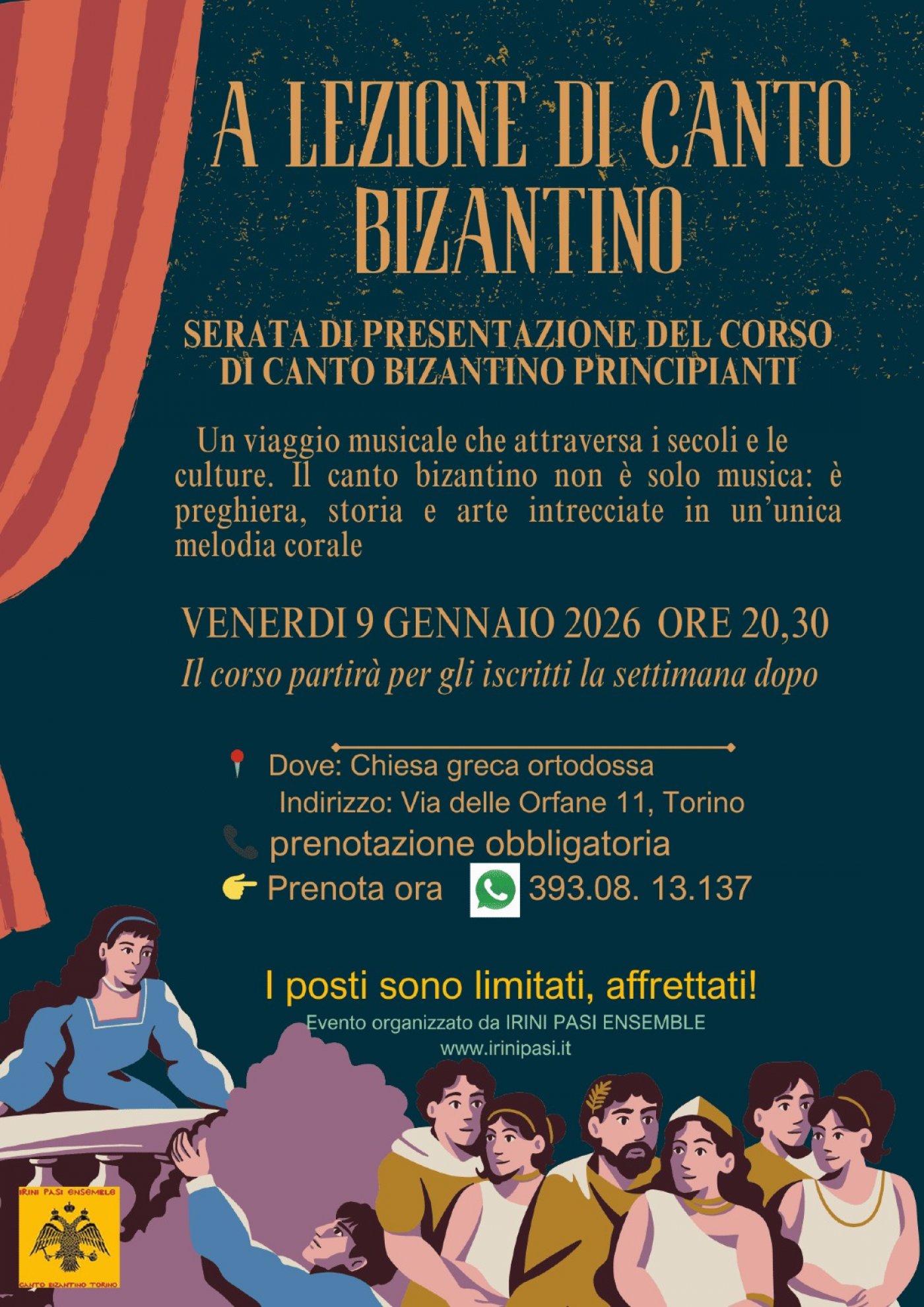 A LEZIONE DI CANTO BIZANTINO