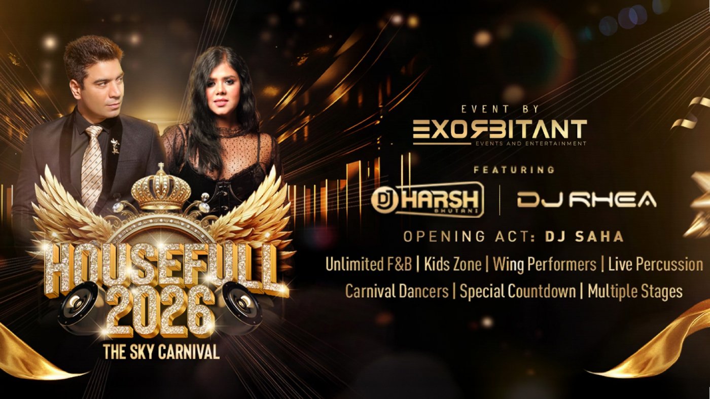 BIGGEST New Year Party Bangalore 2026 - Royal Orchid