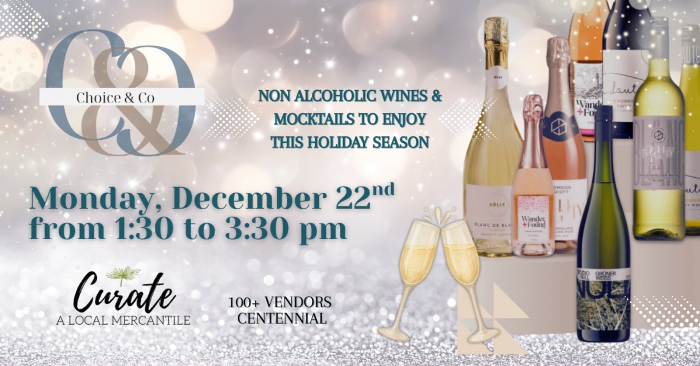 Choice & Co. Holiday Mocktails Pop Up Shop