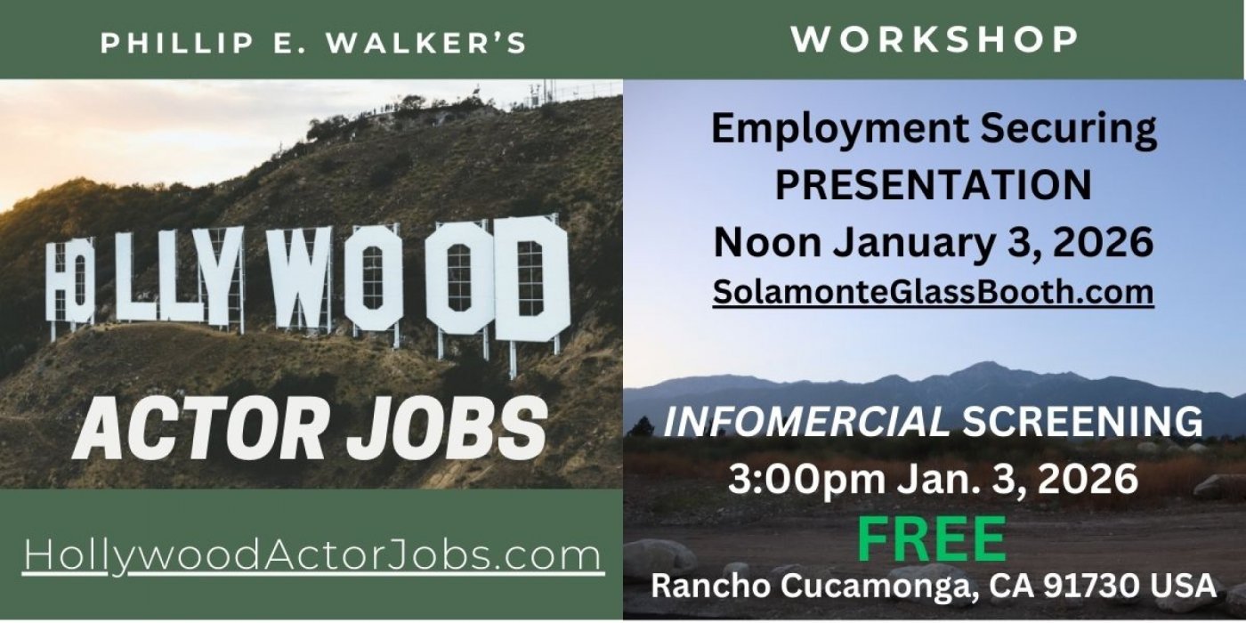 Hollywood Actor Jobs Pre-Tour