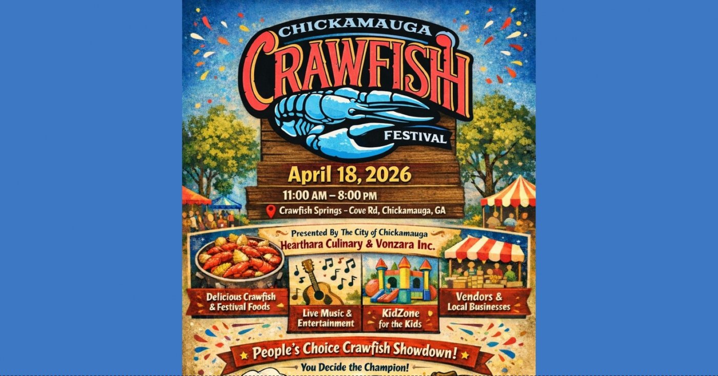 1st Annual Chickamaugas Crawfish Festival Tickets at Crawfish Spring ...