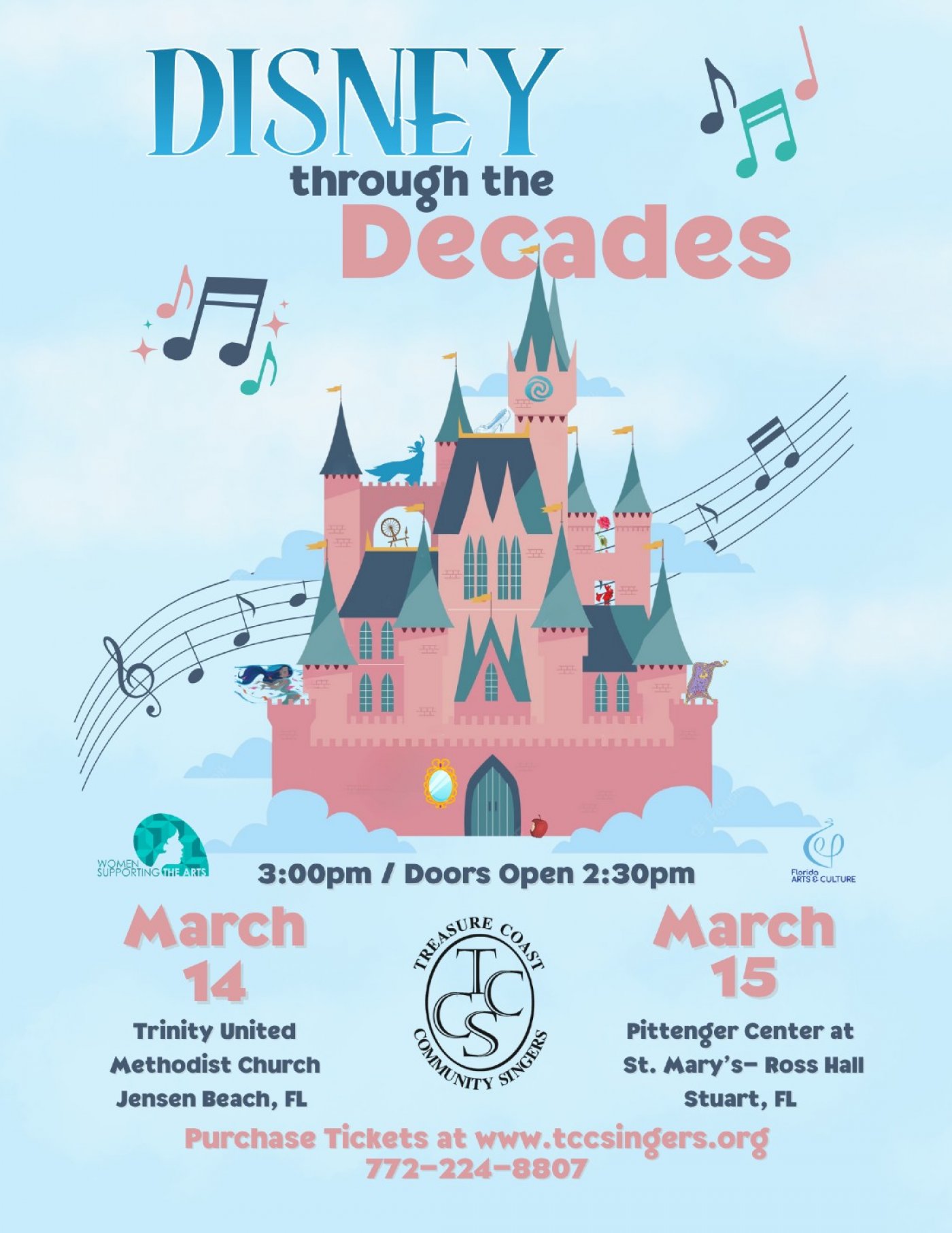 TCCS presents Disney Through the Decades - Sunday - 3/15/26 Tickets at ...