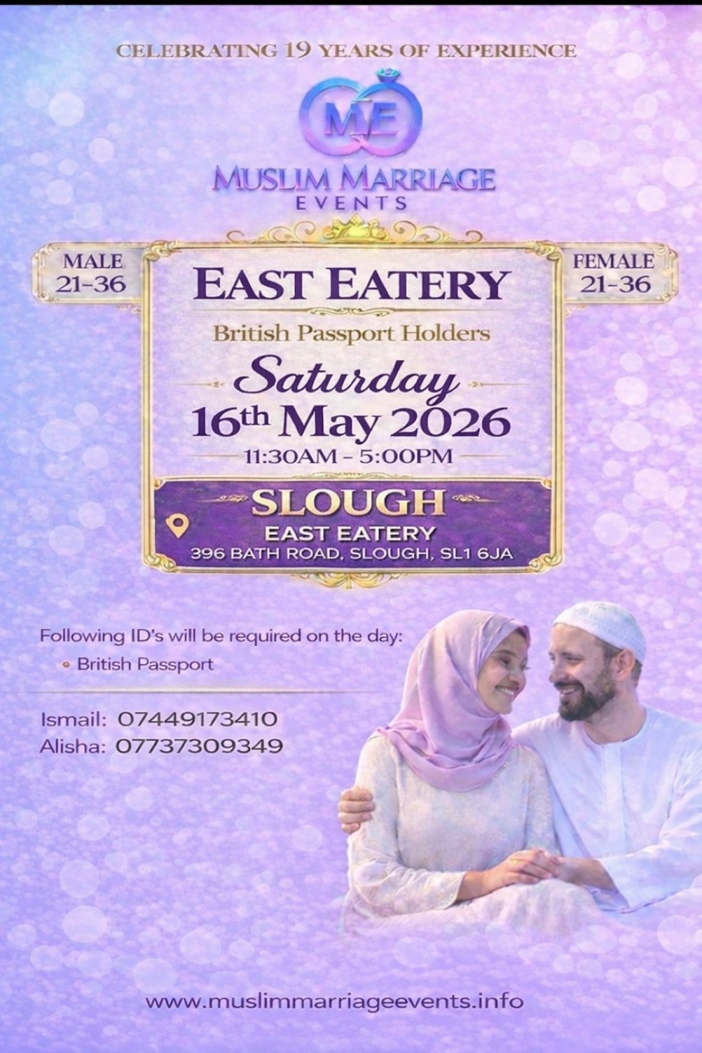 Muslim Marriage Events West London - 21-36