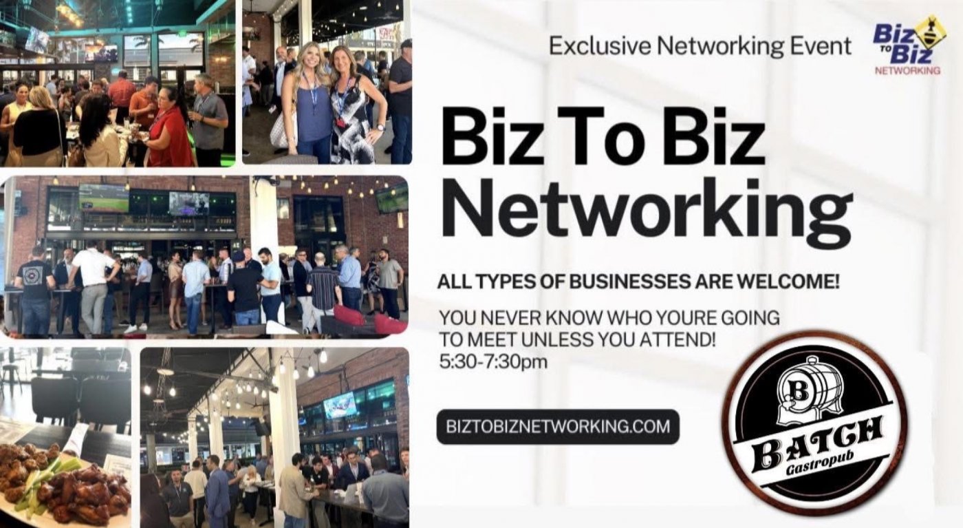 Biz To Biz Networking At Batch Delray 