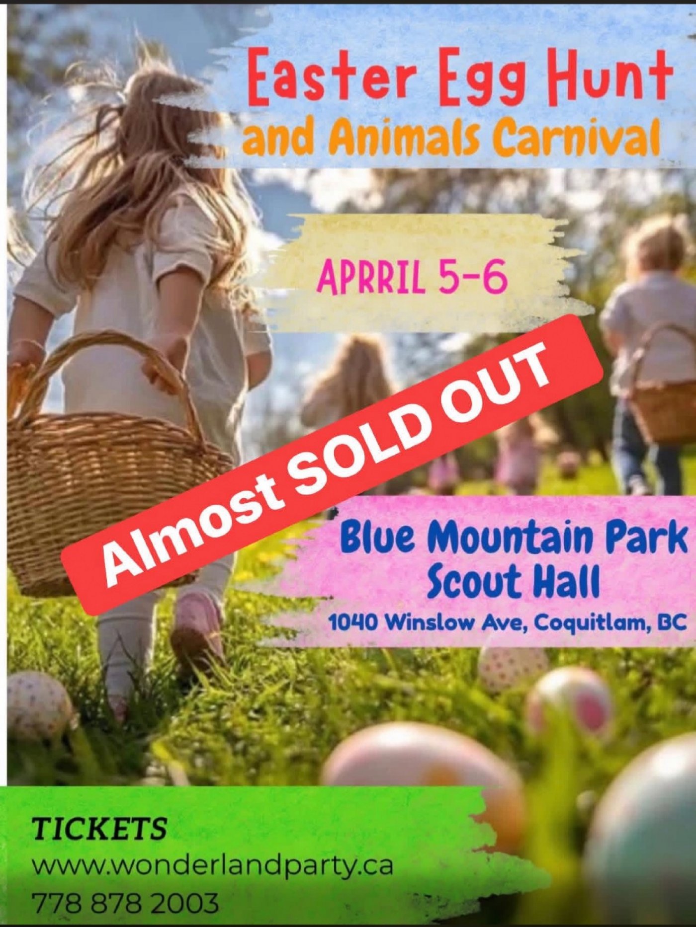 Easter Egg Hunt and Carnival of Animals at Blue Mountain Scout Hall ...