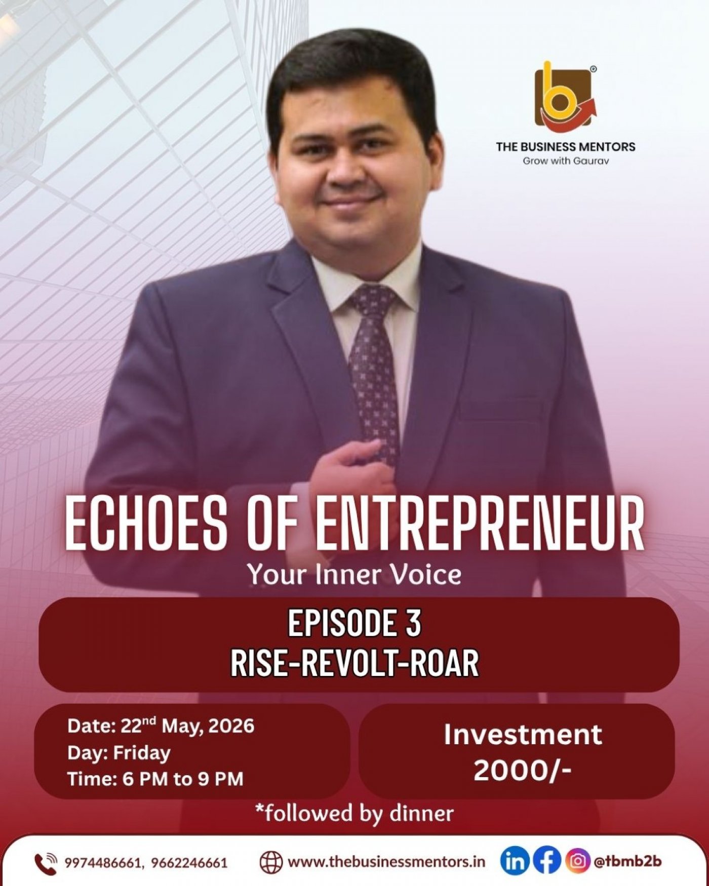 Echoes of Entrepreneur - Your Inner Voice [Ep-3: Rise, Revolt & Roar]