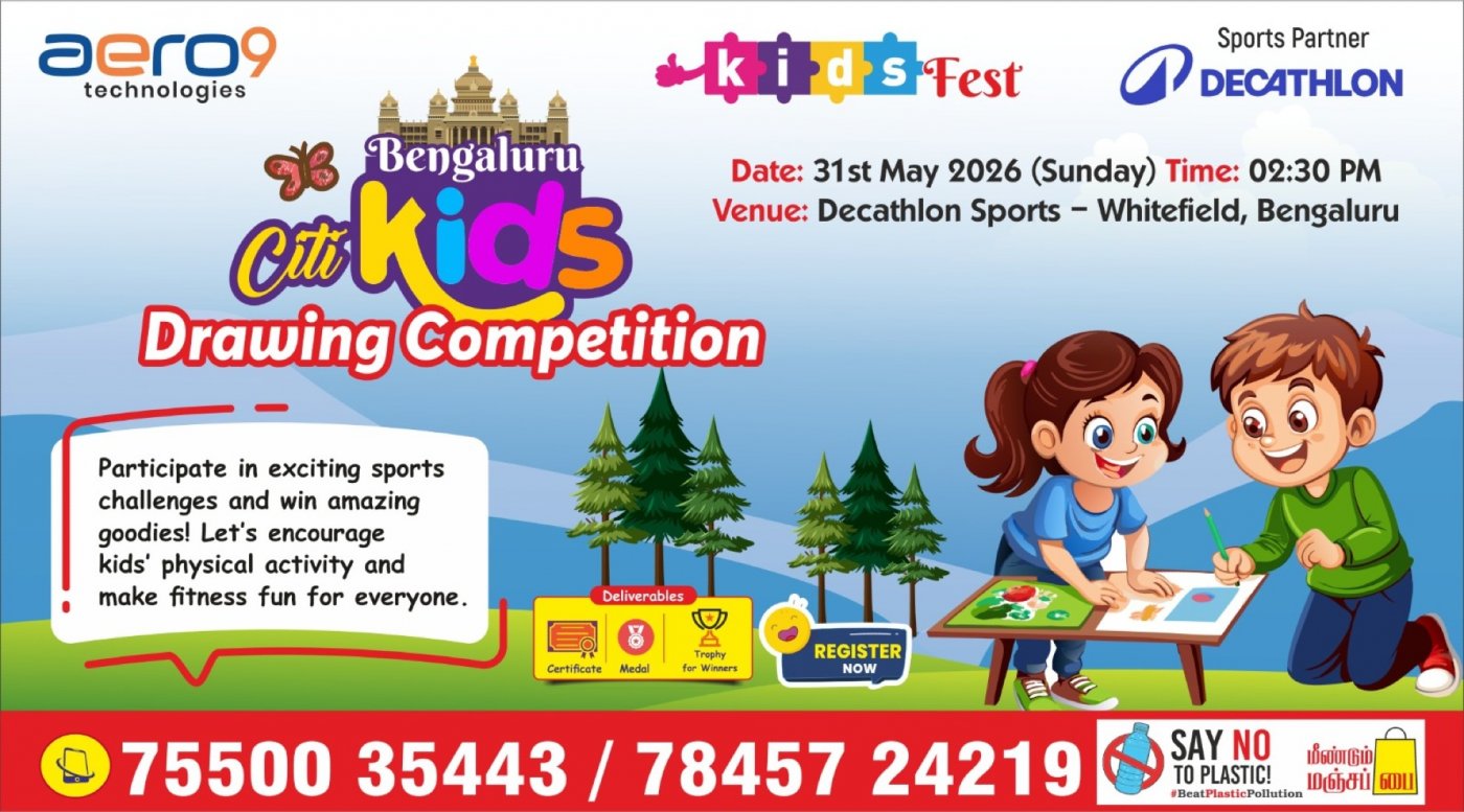 Bengaluru KIDS Drawing Competition - Whitefield