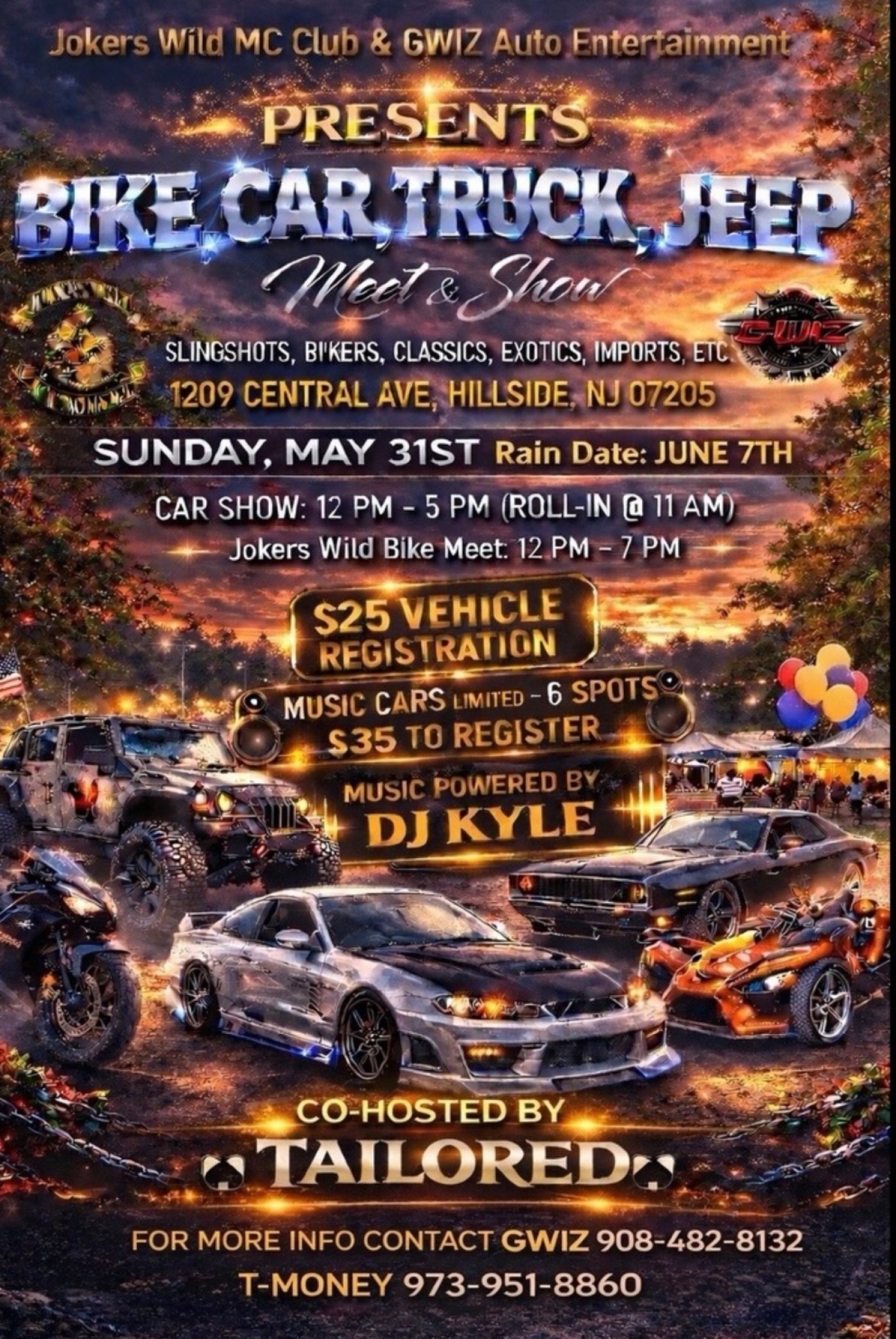 ANNUAL BIKE MEET and CAR, TRUCK, BIKE & JEEP SHOW