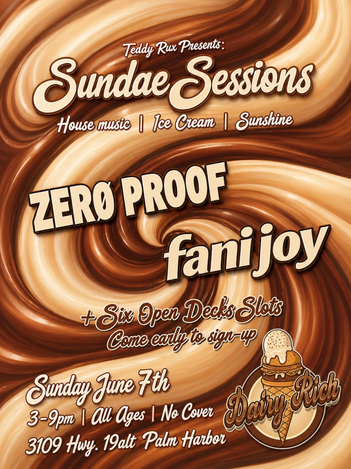 Sundae Sessions | Sun. 6\/7 | Dairy Rich Palm Harbor