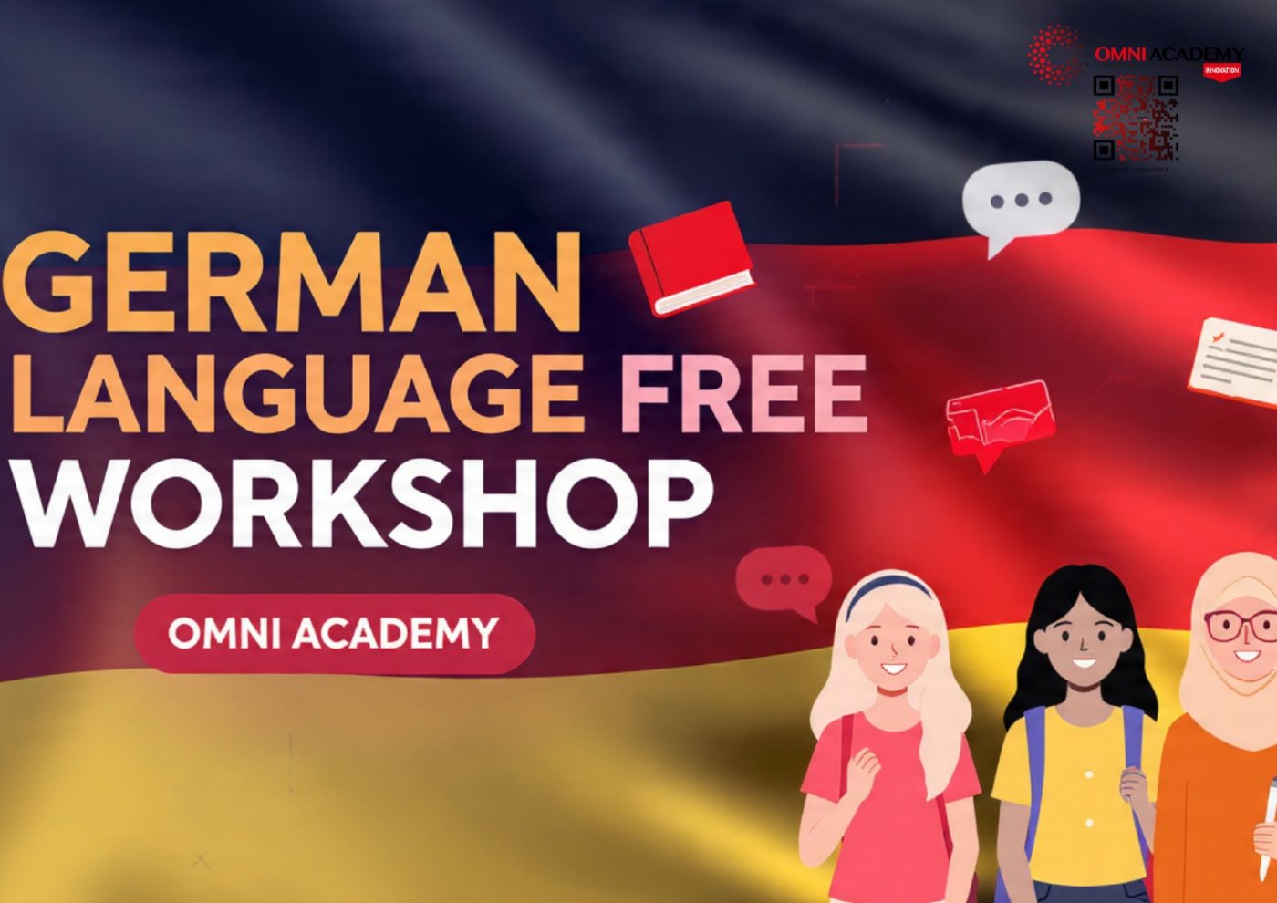 Learn how to write and speak German language  Free Workshop 16th MAY,26 at 11:00 AM (ONLINE) 2 hours