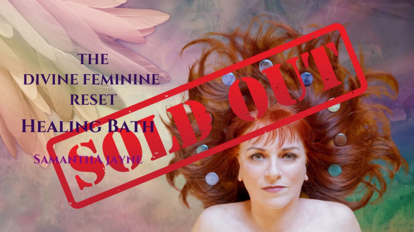 Divine Feminine Reset Healing Bath - May (THROAT CHAKRA) FULLY BOOKED!