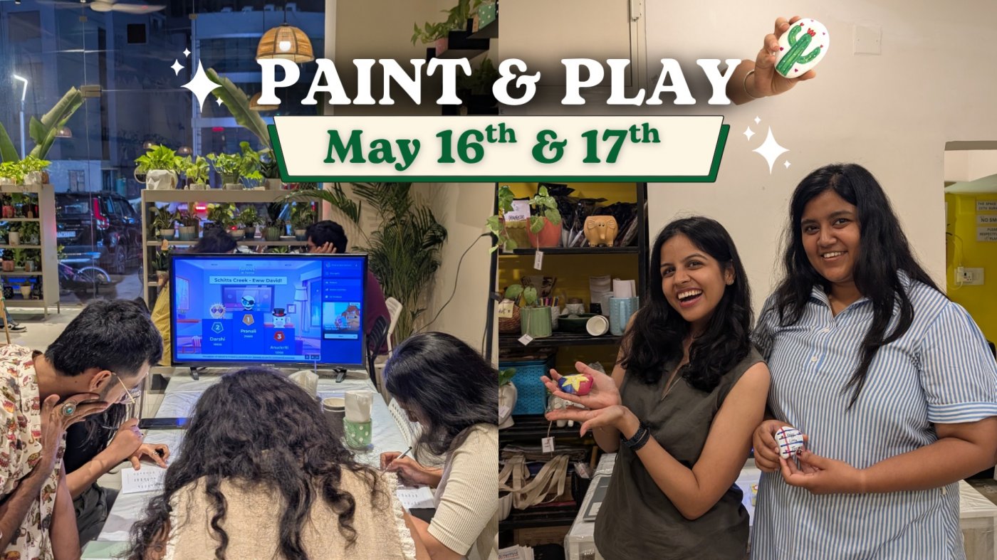 Rock Painting & Games Night at CPL Naranpura (May 16th & 17th)