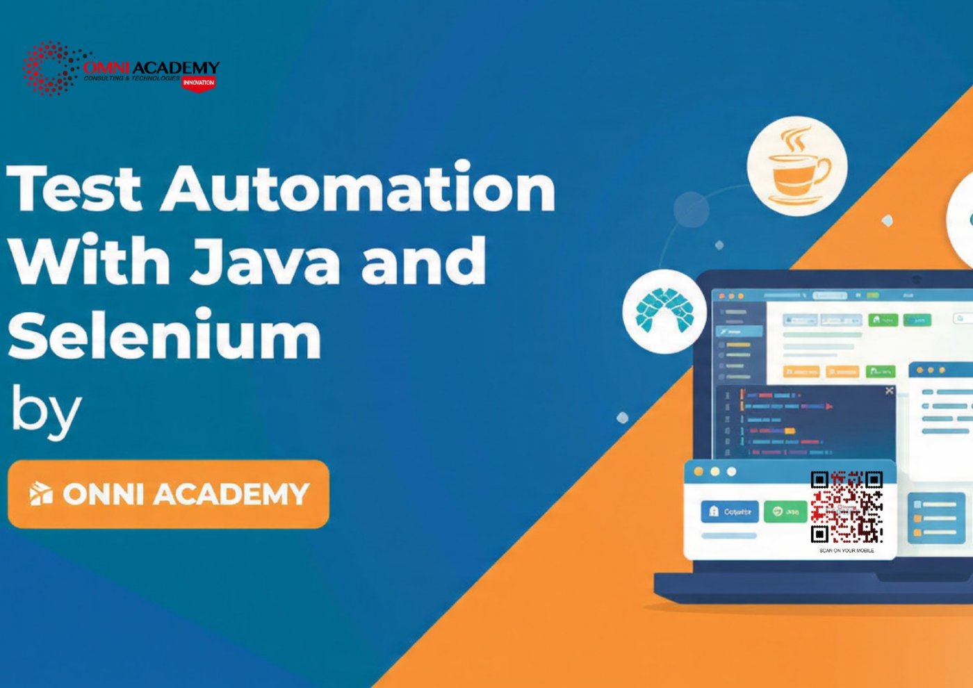 Test Automation With Java and Selenium Free Workshop 23rd MAY,26 at 02:30 PM (ONLINE) 2 hours