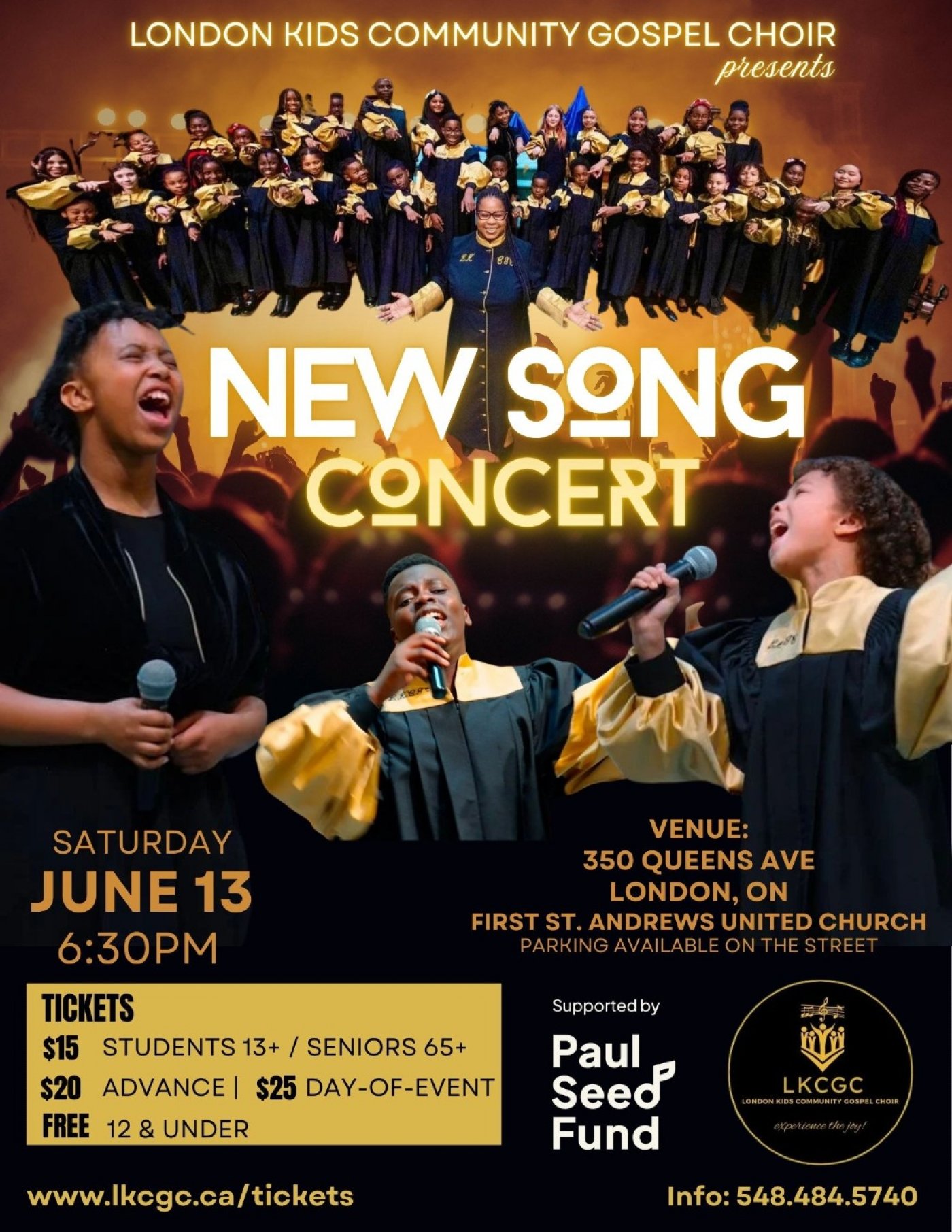 London Kids Community Gospel Choir presents New Song Concert